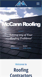 Mobile Screenshot of mccannroofing.com